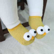 Load image into Gallery viewer, Cute New Eyes Baby New Year Baby Girls Boys Anti-Slip Socks Slipper Boot Baby Girls Socks Newborn Soft Cute Rabbit Baby Socks
