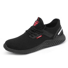 Load image into Gallery viewer, JACKSHIBO All Season Safety Work Shoes Boots For Men Anti-Smashing Steel Toe Cap Shoes Indestructible Safety Boots Work Sneakers
