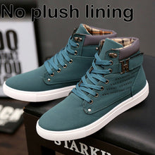 Load image into Gallery viewer, Ankle boots warm men snow boots winter Lace-up men shoes 2019 new arrival fashion flock plush winter boots men size 39-47
