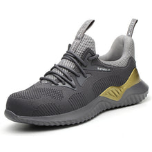 Load image into Gallery viewer, 2020 New Breathable Mesh Safety Shoes Men Light Sneaker Indestructible Steel Toe Soft Anti-piercing Anti-Smashing Work Boots
