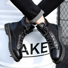 Load image into Gallery viewer, HAROGATE 2020 Martin Boots For Men Indestructible Ankle Boots Desert Men Thick High Top Trend Army Shoes Homme Outdoor Footwear
