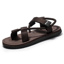 Load image into Gallery viewer, ARUONET Light Weight Casual Men Sandals Cool Street Slippers Summer Flip Flops Comfort Non Slip Man Beach Shoes Zapato Hombre
