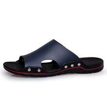 Load image into Gallery viewer, ALCUBIEREE Brand Slippers Men Summer Flat Sandals Casual Beach Flip Flops Shoes Non-slip Indoor House Home Slippers Big Size 48
