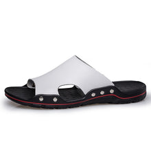 Load image into Gallery viewer, ALCUBIEREE Brand Slippers Men Summer Flat Sandals Casual Beach Flip Flops Shoes Non-slip Indoor House Home Slippers Big Size 48
