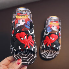 Load image into Gallery viewer, Spiderman Baby Slippers For Kids Boys Girls Flip Flops Summer Beach Sandals Toddler Girls House Slippers Children Casual Shoes
