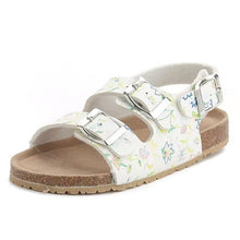 Load image into Gallery viewer, Cork Kids Solid Sandals Gladiatus Comfortable Soft Sole Buckle Strap Sandals for Little Girls Boys Summer Shoes 3T-12T
