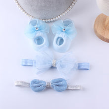 Load image into Gallery viewer, Baby Accessories + Socks 3Pcs Set Kids Newborn Baby
