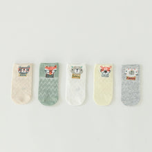 Load image into Gallery viewer, YWHUANSEN 5 Pairs/lot Summer Mesh Socks For Newborns Baby Cute Cartoon Socks For Girls Thin Soft Cotton Boy Child Socks Infants
