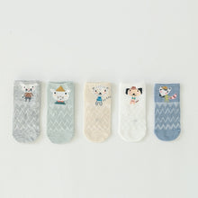 Load image into Gallery viewer, YWHUANSEN 5 Pairs/lot Summer Mesh Socks For Newborns Baby Cute Cartoon Socks For Girls Thin Soft Cotton Boy Child Socks Infants
