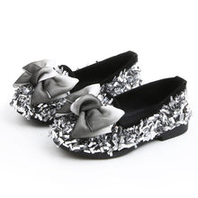 Load image into Gallery viewer, Toddler Infant Kids Baby Girls Bow Crystal Bling Casual Princess Shoes Loafers New arrival 2019

