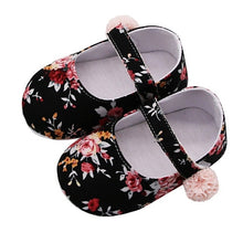 Load image into Gallery viewer, Baby Shoes Girl Breathable Floral Print Anti-Slip Shoes Casual Walking Shoe Toddler Soft Soled First Walkers
