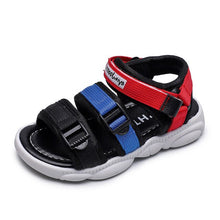 Load image into Gallery viewer, Colourful toddler girl sandals summer kids shoes Casual Sport sandals for children soft Beach Sandals baby boys 2020
