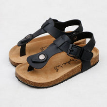 Load image into Gallery viewer, Children Slides Boy Girl Sandals Cool Design with Cork Flat Shoes Non-Slip Casual Summer Toddler Sandals Leather Sandals Kids
