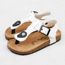 Load image into Gallery viewer, Children Slides Boy Girl Sandals Cool Design with Cork Flat Shoes Non-Slip Casual Summer Toddler Sandals Leather Sandals Kids
