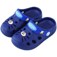 Load image into Gallery viewer, Slippers Kids Toddler Infant Baby Girl Boys Home Slippers Rubber Cartoon Animation Cat Flat Heels Shoes Sandals Kids Slippers
