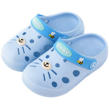 Load image into Gallery viewer, Slippers Kids Toddler Infant Baby Girl Boys Home Slippers Rubber Cartoon Animation Cat Flat Heels Shoes Sandals Kids Slippers
