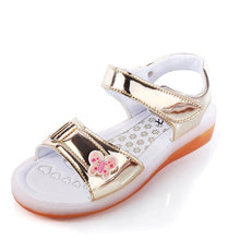 Load image into Gallery viewer, UncleJerry Led Sandals for Boys and Girls USB Charging Shoes Children Glowing Shoes Kids Summer Shoes
