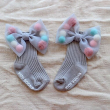 Load image into Gallery viewer, Newborn Baby Girls Socks With Big Bows Toddlers Infants Cotton Ankle Socks For Kids Girls Princess Sock Cute Children Socks

