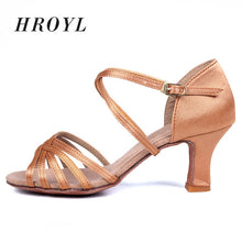 Load image into Gallery viewer, Women Latin Dance Shoes Ballroom Tango Dancing Shoes For Women Ladies Girl Sequin 5/6.5cm heeled Party Thick heel  wholesale
